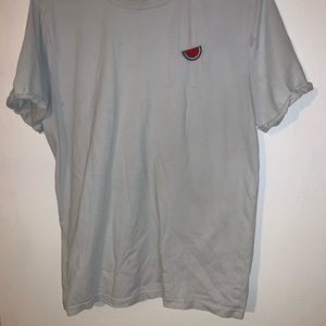 white shirt with watermelon design
